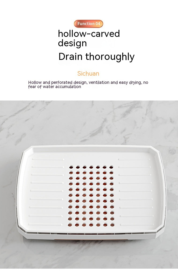 Cup Storage Box - Plastic Organizer Rack