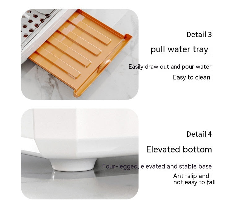 Cup Storage Box - Plastic Organizer Rack