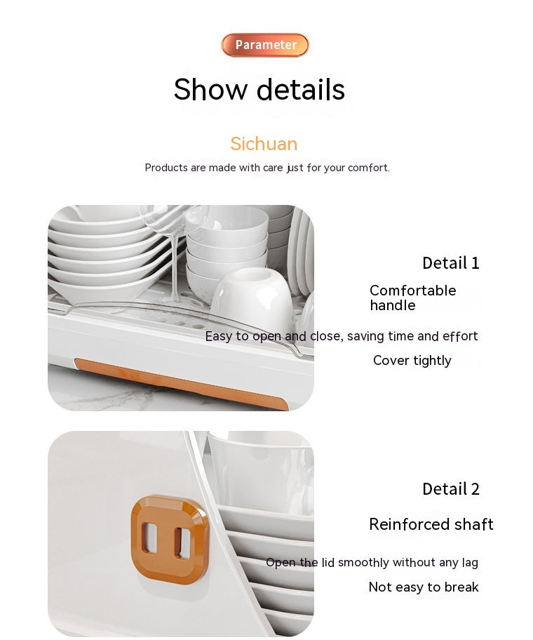 Cup Storage Box - Plastic Organizer Rack