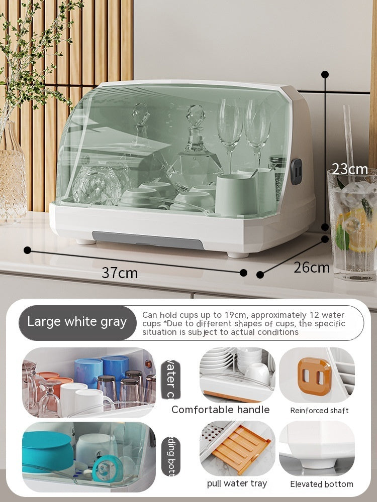 Cup Storage Box - Plastic Organizer Rack