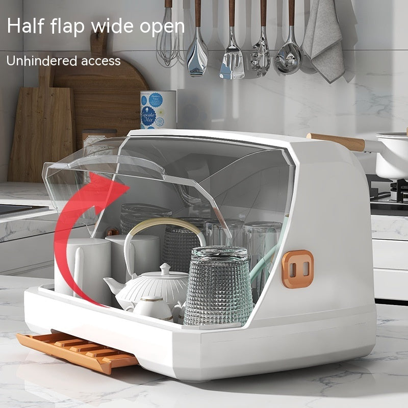 Cup Storage Box - Plastic Organizer Rack